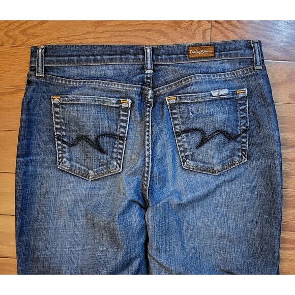 David Kahn Pants Women 10 Blue Denim Jeans Bootcut Made In USA - Picture 6 of 12